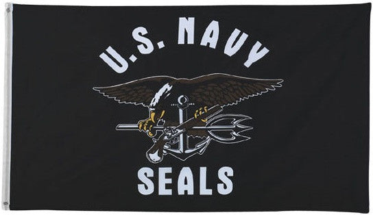 Flags: US Navy Seals 3′ x 5′ Flag