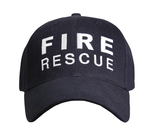 Rothco Hats: Fire Rescue Supreme Low Profile Insignia Cap - Navy