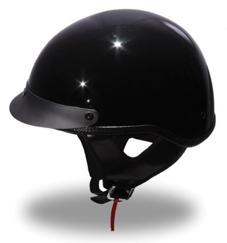 First Manufacturing DOT Compliant Unvented Half Helmet