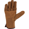 Carhartt Gloves: Men's Leather Fencer Suede Cowhide Brown