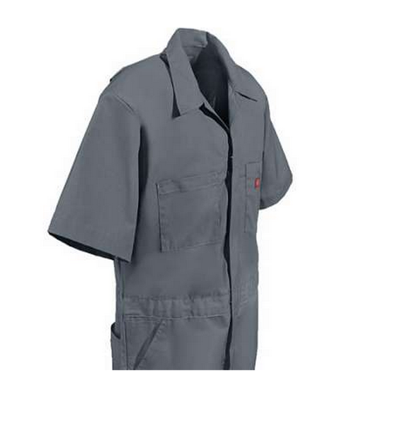 Dickies Short Sleeve Coveralls - Grey