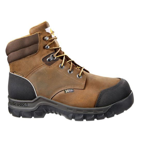 Carhartt CMF6720 6-inch Met Guard Composite Toe Work Boot, Dark Brown Oil Tanned