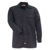 Dickies Shirts: Men's Twill Long Sleeve Work Shirt - Black