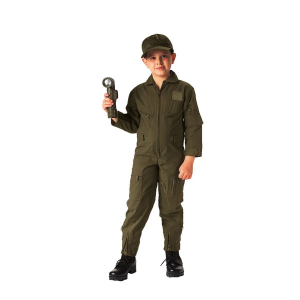 Rothco Flight Suits: Kids Flight Suits Olive Drab