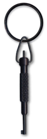 Zak Tool Short Aluminum Swivel Key with Key Ring