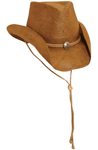 Scala Shapeable Toya Western Hat in Tobacco