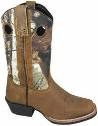 Smoky Mountain Kids Mesa Leather Boot Brown/Camo