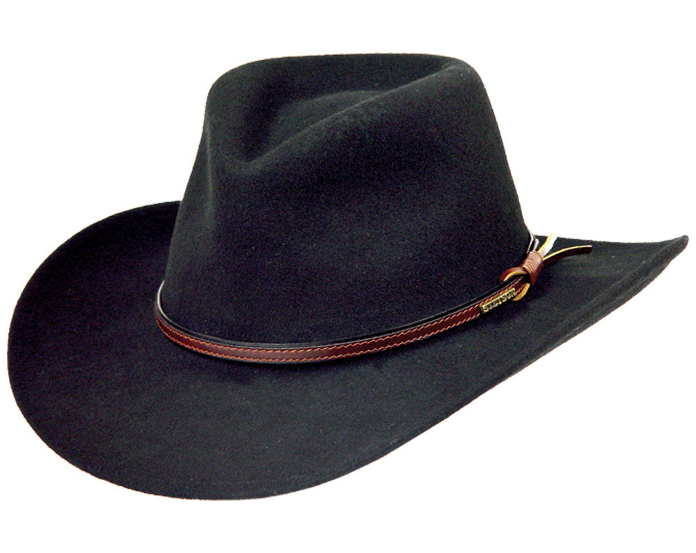 Stetson Hats: Bozeman Crushable Hat Black