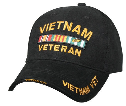 Rothco Hats: Vietnam Vet Deluxe Low Profile Insignia Cap
